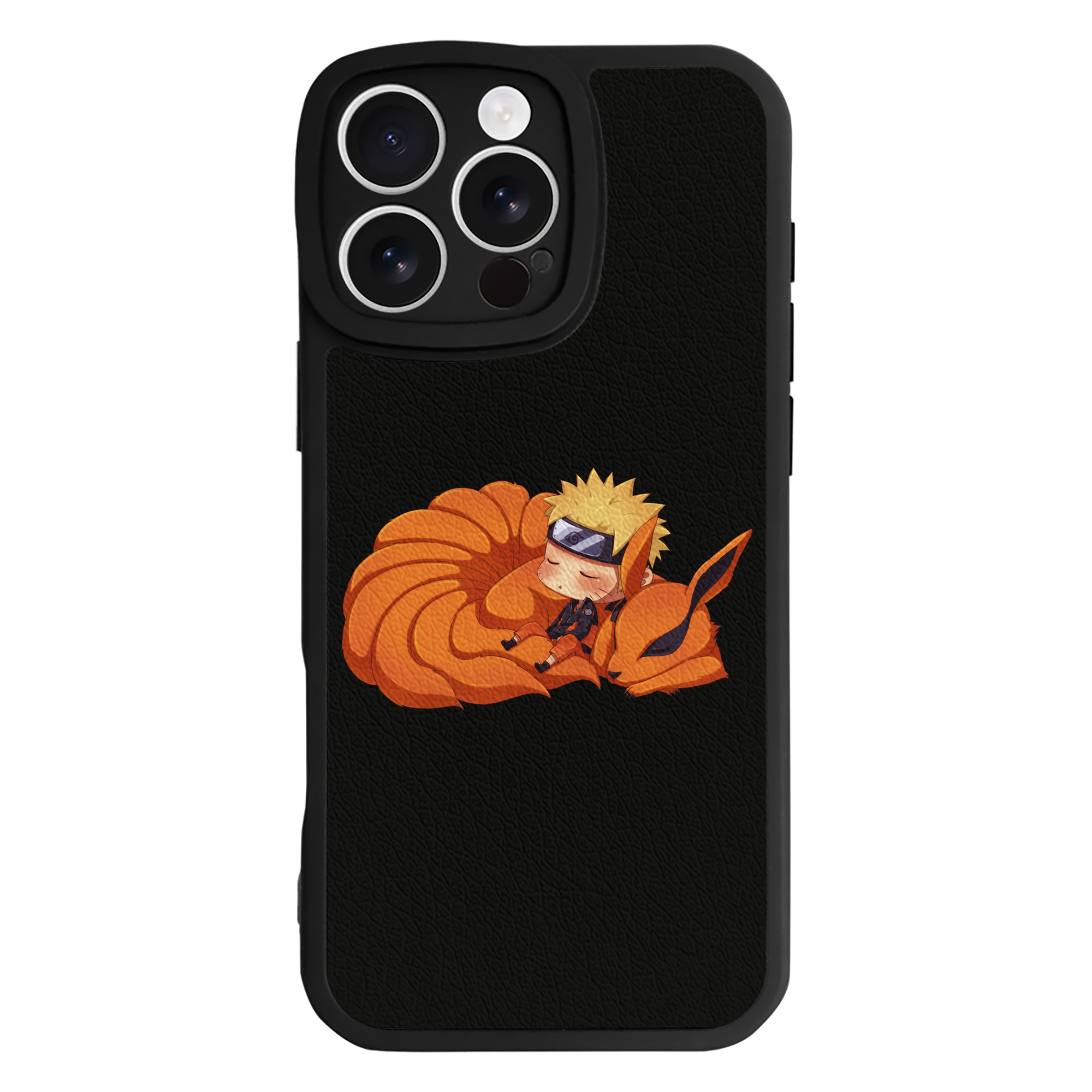 （画像用） NARUTO -ナルト- うずまき ナルト Uzumaki Naruto 【iPhone 16シリーズ対応】シリコンスマホケース（レザー調） 材質：シリコン